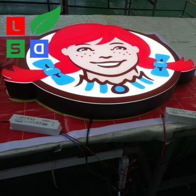 China 200x1200mm Aluminum LED Light Box AC100~240V Shop Front Light Box Sign LED Blade Sign for sale