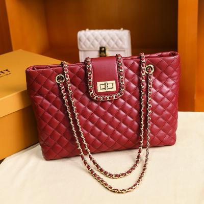 China PU Designer Handbags Famous Brands Luxury Handbags For Women Ladies Cross - Body Handbag Elegance Chain Bag for sale