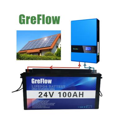 China GreFlow solar battery 3kw 5kw solar panel system price list whole home solar system cost for sale