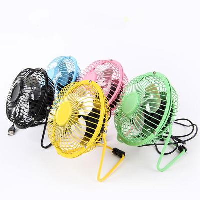 China Lower Noise Mini Metal USB Low Noise Personal Fan for Promotion for sale