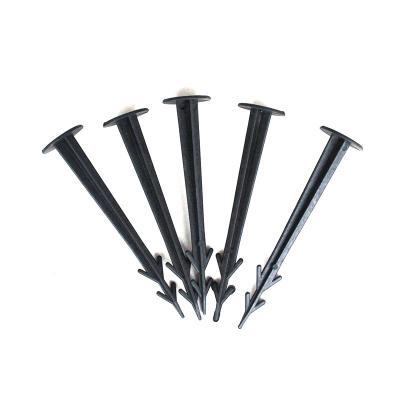 China High Quality Anti Aging Waterproof Green Garden Grow Tent Pegs Plastic Ground Nails Nail for sale