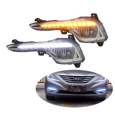 China Front Bar Light For Hyundai Sonata 2013-2015 Foglamp For Hyundai Sonata 2013 Daytime Running Light For Hyundai Sonata 2013-2015 Three-color Daytime Running Light for sale