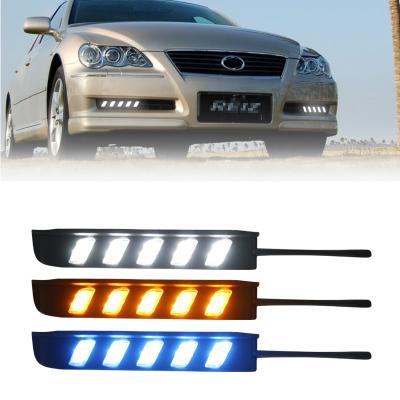 China ABS+LED 12V LED Daytime Running Lights Fog Bright Bumper Lamps Fit Toyota reiz 2006 2008 2009 for sale