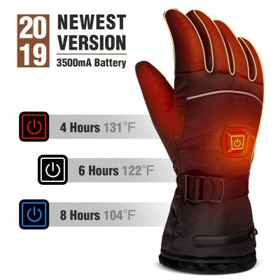 China Waterproof Passionate Touch Screen Battery Operated Motorcycle Waterpoof Gloves Racing Gloves Riding Winter for sale