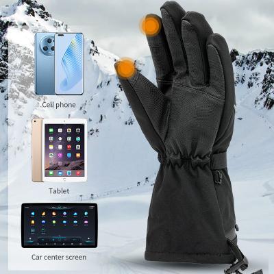 China Outdoor Indoor Waterpoof Heated Gloves Waterproof Adjustable Warm Thermal Waterpoof Heating Gloves Hand Warmer for Men and Women for sale