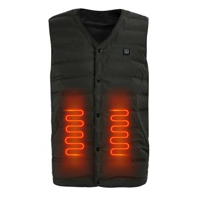 China Rechargeable Electric Heated Body Heater Winter Anti-wrinkle Heating Vests Clothing Heated Vests for Men and Women for sale