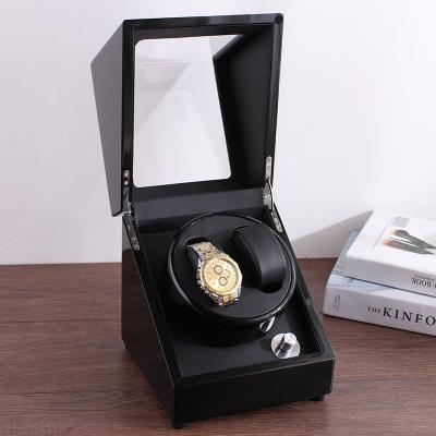 China Logo Travel Watch Box Automatic Multifunctional Customized Watch Packaging Luxury 2 Slots Watch Cogs Shaker for sale