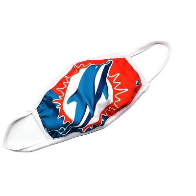 China Hot Sale Party Mask Washing Custom NFL Favorable Club Fashion Football Team Party NFL Sports Mask For Soccer Match Bengals Dolphins for sale