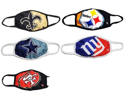 China Custom Club Fashion Football Team Party NFL Sports Mask Pittsburgh SF Pittsburgh Jaguars Cool Washable Reusable NFL Party Mask Party Mask for sale