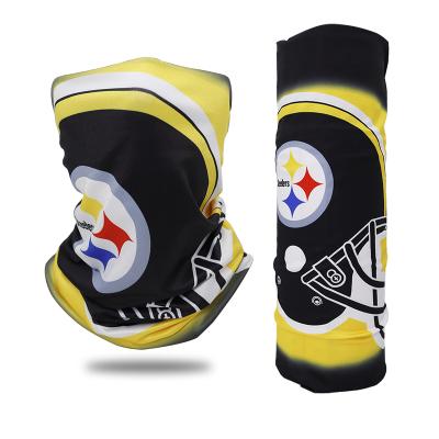 China Wholesale 2021 Nfl football team man sports neck cuffs new styles customize man facemask hip hop man sports neck cuffs for sale