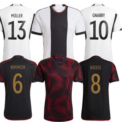 China Shirts & Tops Wholesale Germany Soccer Jerseys 2022 Kids World Cup Mens Set REASONABLE Soccer Jerseys KIMMICH KROOS MULLER Football Shirts for sale