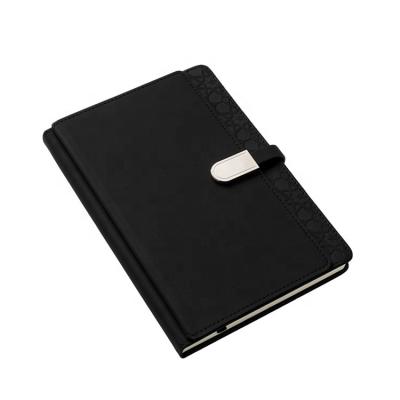 China High Quality Personalized Hard Cover Book A5 Mini Notebooks PU Notebook Leather Cover with USB for sale