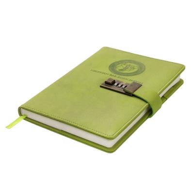 China Hot Selling Custom Hardcover with Logo Notebook A5 Size Organizer Planner Hardcover Journal with Lock for sale