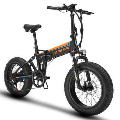 China Fat Tire 10.4AH 7speed Electric Mountain Bike Electric Bicycle 1000W 48V 20inch Aluminum Alloy Hybrid Folding Electric Bike Door-to-Door for sale