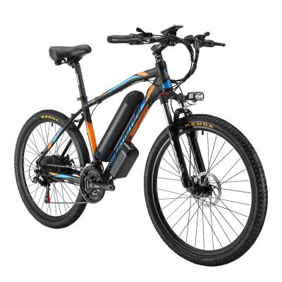 China New Design Aluminum Alloy CE 1000W 48V 13AH 21speed IP54 Lithium Battery Waterproof City Electric Bike Grade Electric Mountain Bike For Adult for sale