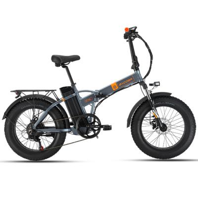 China Hot Selling CE ebike 1000W 48V Motor Drop Shipping Aluminum Alloy Folding Bike 20inch Powerful Fat Tire 7 Speed ​​Electric Bike for sale