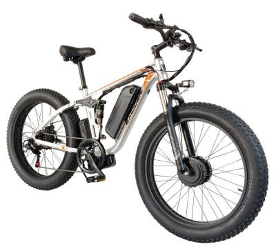 China High performance 48V 2000W aluminum alloy electric mountain bike 26 inch full tire ebike suspension electric motor bicycle adult e bicycle for sale