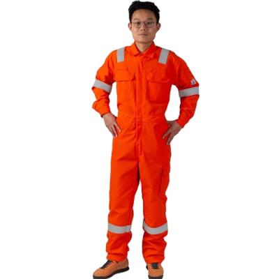 China Xinxiang DROTEX CA220NGE Flame Retardant Flame Retardant Antistatic Coverall For Oil Gas Industrial for sale