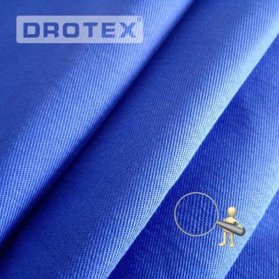 China EN1149-3 esd antistatic cotton twill antistatic fabric with beltron carbon conductive fiber for sale