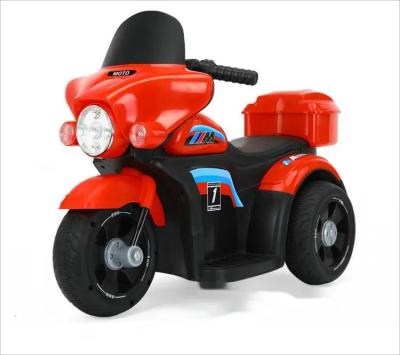 China Ride On Toy Best-selling Super Wide Tricycle Car Baby Motorcycle Children Seat Toy Cartoon Electric Motorcycle Ride On Model Toy for sale