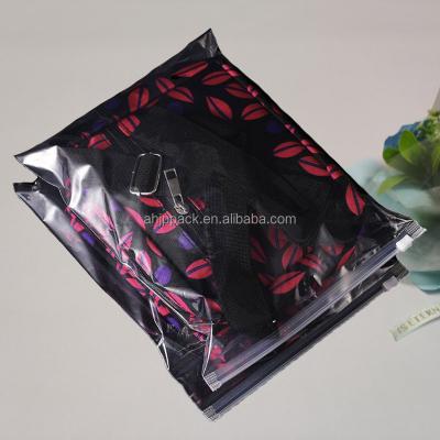 China Disposable Custom Printing Eco - Friendly Resealable Plastic Ziplock Bags For Clothes Packaging Bag for sale