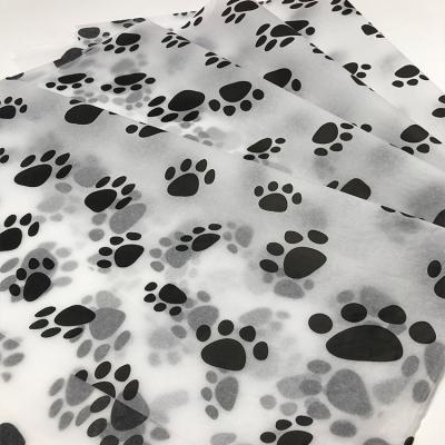 China Recyclable Top Selling Tissue Wrapping Tissue Paper Custom Logo Printed Shoes Clothing Flower Bouquet Wrapping Tissue Paper for sale