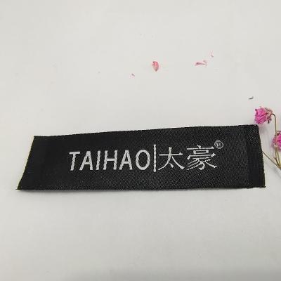 China Viable China Manufacturer Low MOQ Customized Logo Clothing Label Garment Woven Labels For Garment for sale