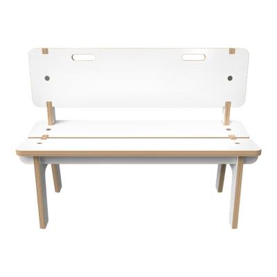 China Eco-friendly Morden Kindergarten Kids Furniture Hard Minimalist Style Design Wooden Bench for sale