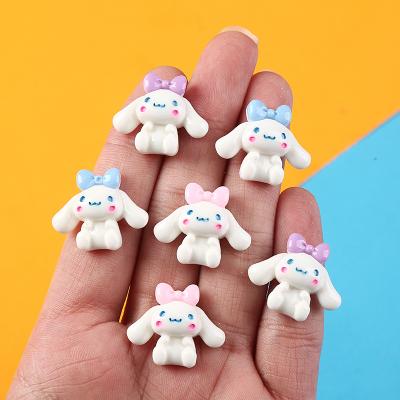 China Kawaii Resin Flatback Cabochon China Resin Cabochon Flatback Animal Dog Diy Craft Hair Phone Bow Decor Animal Accessories for sale