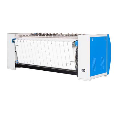 China Max Feeding Width 3300mm Fully Automatic Shirt Cylinder Ironing Machine For Bed Sheet for sale