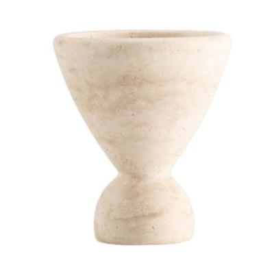 China Good Price Good Quality Travertine Incense Holder Burner Modern Natural Marble Censer for sale