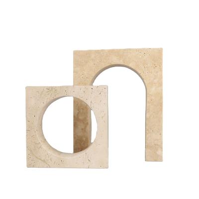 China Hot Selling Modern And High Quality Marble Decor Stone Arch Jackstone Decor for sale