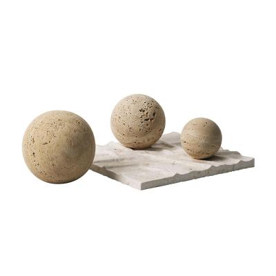 China Modern Manufacturer Supplier Decoration Marble Sphere Sample Room Natural Marble Decoration for sale