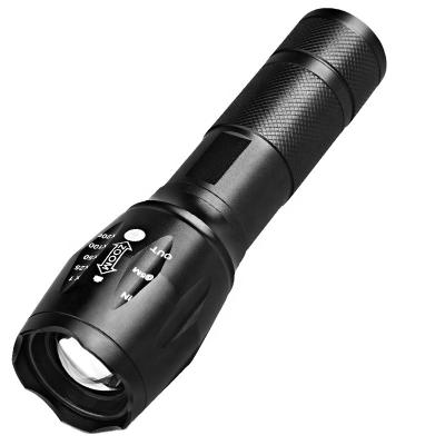 China Zoom Camping High Power Led Flashlight Tactical LED Flashlight For Outdoor Camping Hiking for sale