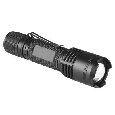 China Wholesale 1500 Lumens USB Camping Rechargeable Portable Tactical Flashlight Buzz 2 LED Modes for sale