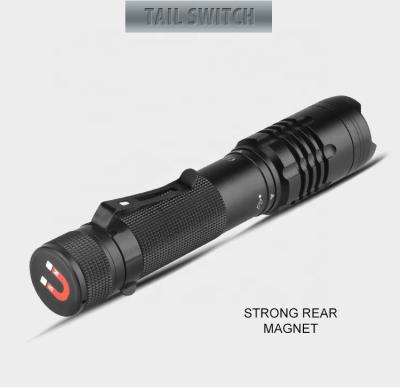 China Emergency 1000 Lumens Zoom 18650 Battery Aluminum USB Rechargeable Led Tactical Flashlight for sale