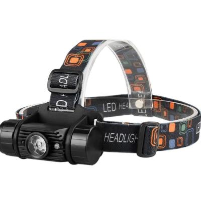 China High Power Camping USB Rechargeable Waterproof Headlamp Built In Battery Cable The Headlamp Flashlight for sale