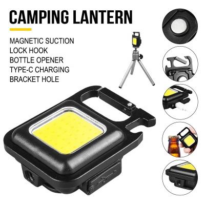 China Multifunctional Rechargeable Camping Inspection Lamp COB Led Mini Work Light With Magnet for sale