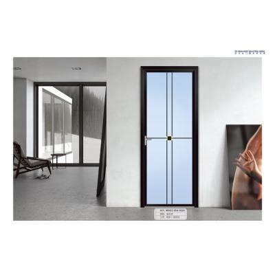 China Customized Modern Room New Arrival Simple And Elegant Flat Safe Aluminum Doors For Houses for sale