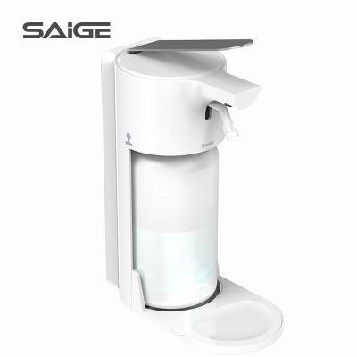 China Saige New 1200ml High Quality Wall Mount/Foam/Liquid Soap Dispenser Double Soap Manual Alcohol Dispenser for sale