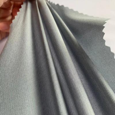 China 2021 Newest Super Silk Weft Stretch Good Elasticity Product Polyester Spandex Stretch Interwoven Fabric For T Shirt Blouse And Dress for sale