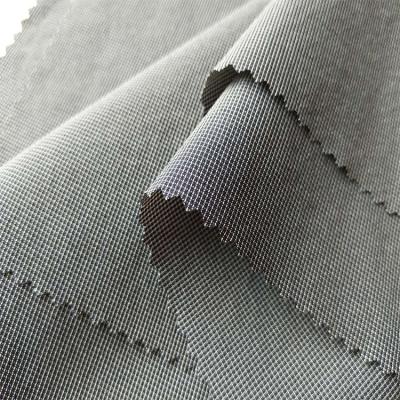 China Polyester Spandex Elastic Nylon Blend Screened Fabric Cloth Elastic Material For Making Dresses for sale