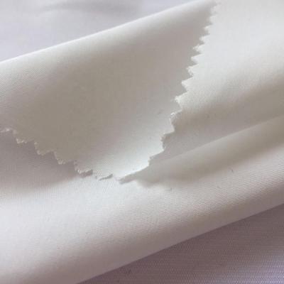 China Durable 100% Anti-static Anti-bacteria Water Repellent 75D Polyester Pongee Sheet Fabric 96gsm for sale