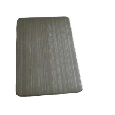 China Industry 304 Hairline 304L Brush Finish Sheet 0.5mm Color Stainless Steel Sheet for sale