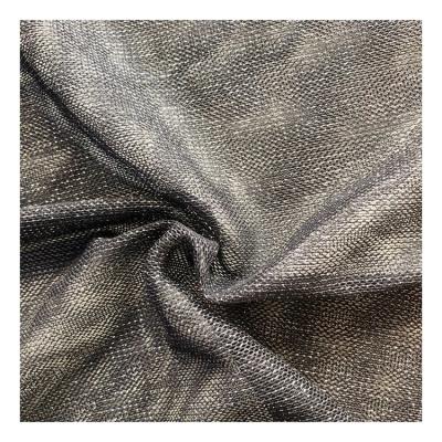 China High Quality Breathable Aluminum Foil Stiff Tulle With Lurex Mesh Fabric For Dress Women Shirt Dress And Dance Dress Fabric for sale