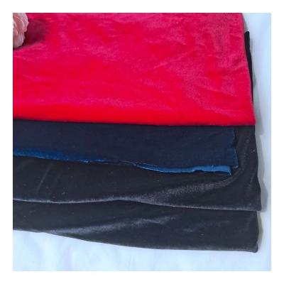 China Tear-resistant POLYESTER SPANDEX VELVET FABRIC FOR DRESS SPORTS WEAR PANTS SUIT AND DANCE for sale