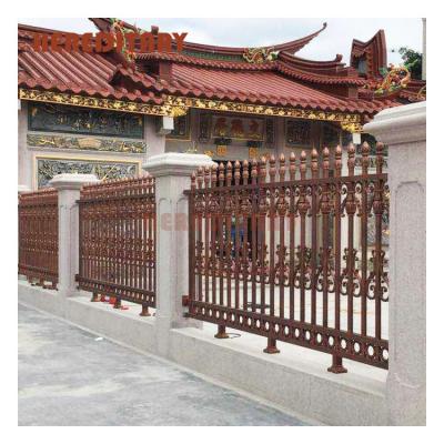 China European Style Easily Assembled Concrete Fence Mold For Balcony Metal Security Fence for sale