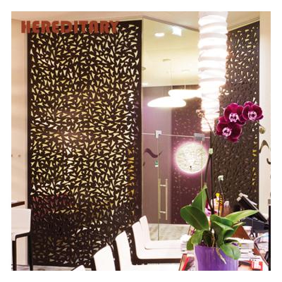 China American style Dubai style living room metal screen partition wall panel CNC dividing pegboard screen panels for sale