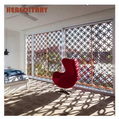 China Easily Assembled Simple Decorative Metal Partition and Laser Cut Grill Screens for Bedroom or Living Room for sale