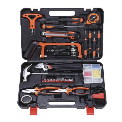 China 82 PCS Manual Woodworking Tool Box Combination Group Set Household Tool Kit Hardware Household Gift Woodworking Tool Box for sale